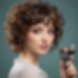 Various types of curlers designed for bangs showcasing their features