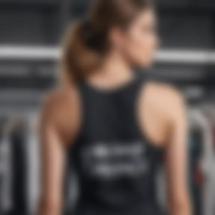 Ethically produced active basic racerback tank tops