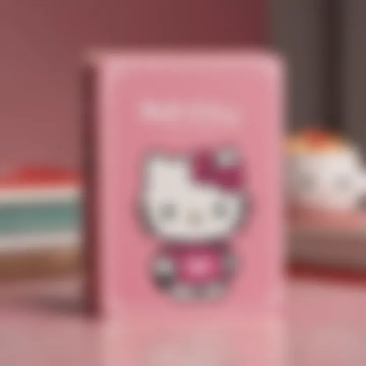 A nostalgic display of vintage Hello Kitty notebooks through the years