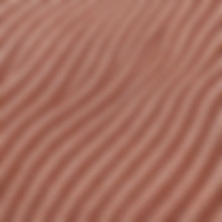 Close-up of the ribbed texture of the bikini fabric