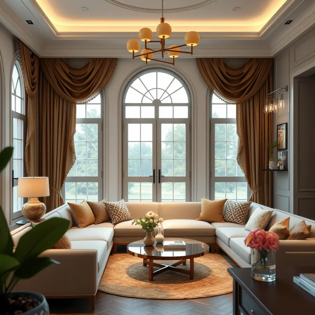 Versatile V-Shaped Valances in Interior Design